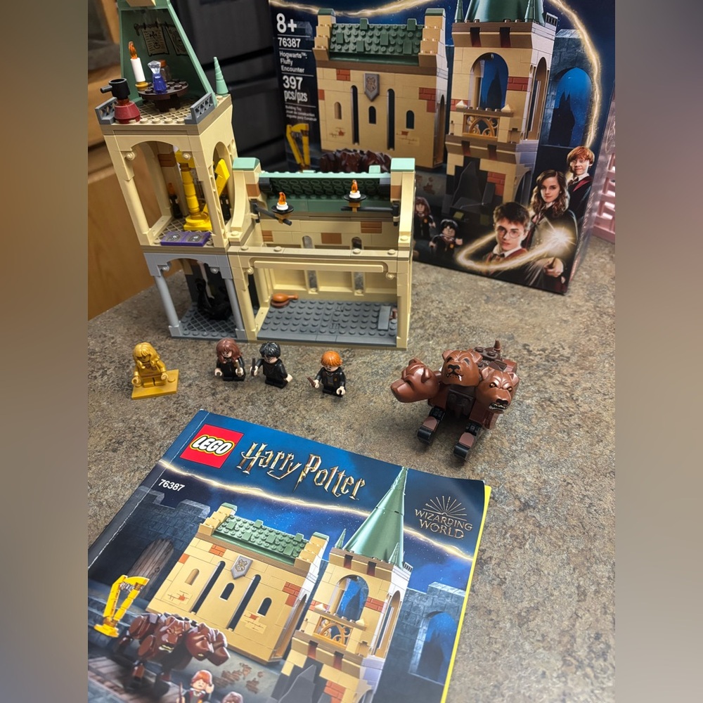 Harry Potter retired Lego set 76387 Hogwarts Fluffy encounter